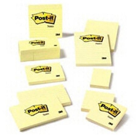 3M 3M Company Mmm653Yw Notes Post It Yellow 1 1/2 Inch X 2 Inch-**Sold As Dozen** 653